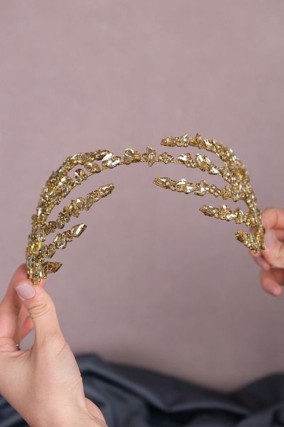 Hobigram إكسسوار شعر هيلين للعروس مزدوج الجوانب خاص لأجمل العرائس - إكسسوار العروس، تصميم أنيق - Gel