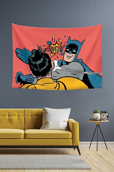 Vagonik Batman Snap Çizgi Roman Comic Duvar Örtüsü Halısı 70x100, 100x150 Cm