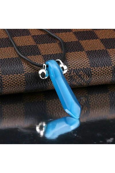 Acousticworld Blue Naruto Sharingan Uzamaki Kunai Hokage Tsunade Necklace Jewelry