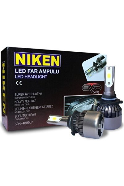 Niken H10 Led Xenon Far Aydınlatma Seti Şimşek Etkili Evo 8000lm