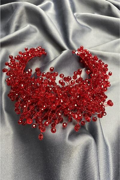 Hobigram Hair Accessory Pollux Crystal Stone Henna and Bridal Crown – Bridal Accessory, Stylish Design – Bridal Accesso