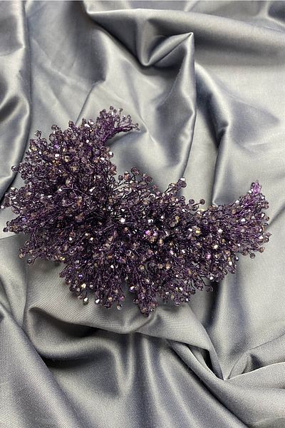 Hobigram إكسسوار شعر Atair Henna و Crown Bridal – تصميم خاص، إكسسوار، إنتاج عالي الجودة، طراز مذهل –