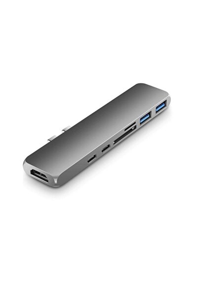 Daytona Macbook Uyumlu 7in1 Type-c Hd 4k Card Reader & Hub