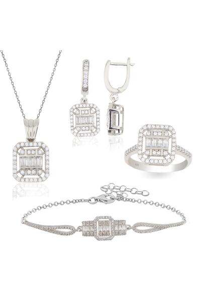 Silveranka 925 Ayar Gümüş Baget Set