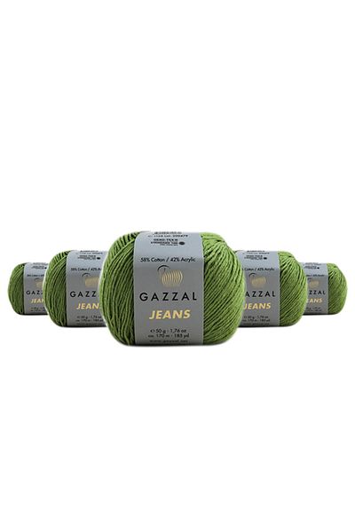 Gazzal Τζιν 50 Gr 5 Συσκευασία Amigurumi Punch Πλεκτό Χέρι Κλωστή Taka Yarn (1128 Jns)