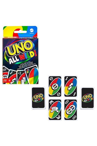 mattel UNO ALL WILD PLAYING CARDS