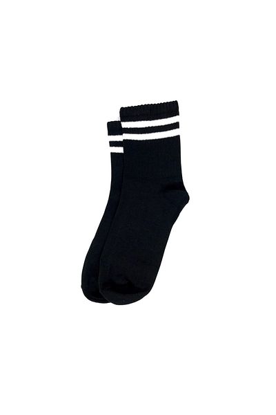 Liva Store Унисекс чорапи за тенис на колеж с бели райета