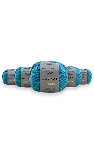 Gazzal Τζιν 50 gr 5 Συσκευασία Amigurumi Punch Πλεκτό Νήμα