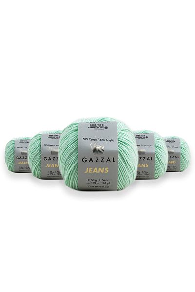 Gazzal Τζιν 50 Gr 5 Πακέτο Amigurumi Punch Πλεκτό Χέρι Κλωστή Taka Yarn (1154 Jns)