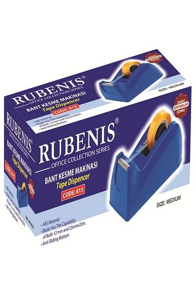 Rubenis Medium Size Tape Cutting Machine Black 815