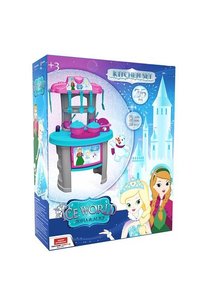 Uçar Oyuncak Ice Land 26 Piece Kitchen Play Set