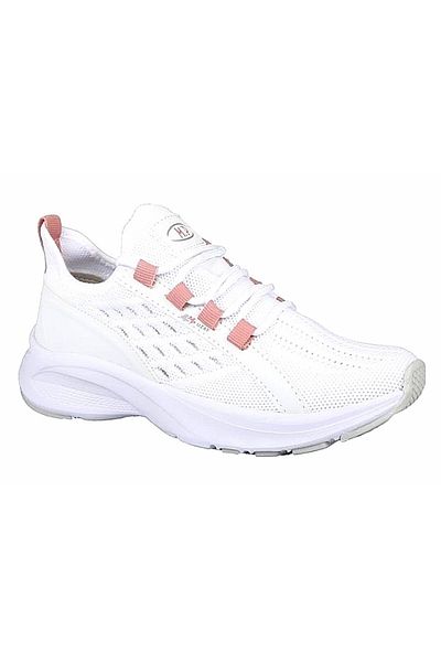 M.P. 221-2390 Tricotaj de damă Pantofi sport albi cu șireturi
