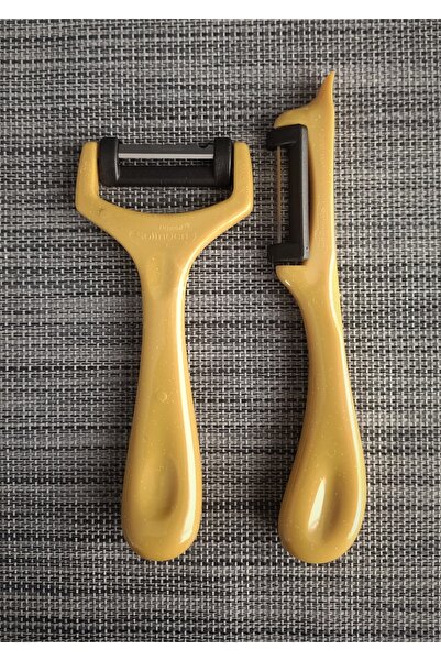 Solingen مقشرة جانبية ومستقيمة 2 عبوة ذهبية