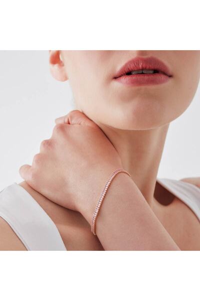 Merano Design Beyaz Baget Bileklik 4mm