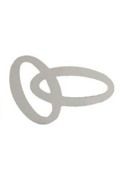 Acar Süs Alyans Çiftli Metalize Gümüş 50 Gr (450 Ile 550 Adet) 1 Paket