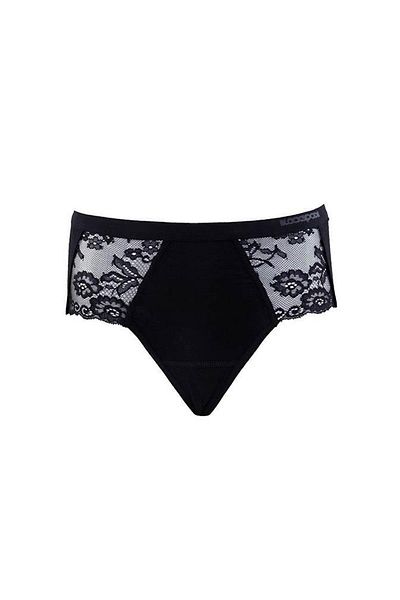 Blackspade Ιδιωτικό μεγάλο μέγεθος Lace Up Black Slip 1311