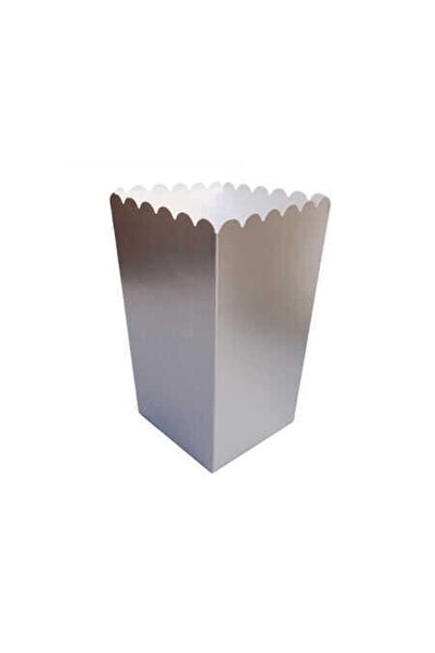 Acar Süs علبة رقائق الذرة فضية عادية 10 قطع Kl:200 العرض: 8 سم الطول: 11.5 سم