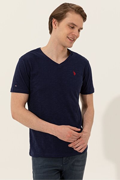 U.S. Polo Assn. Ανδρικό μπλουζάκι Navy Blue