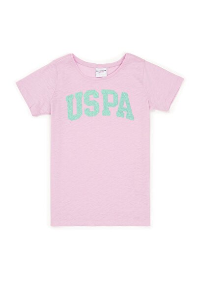 U.S. Polo Assn. Pembe Kız Çocuk T-Shirt