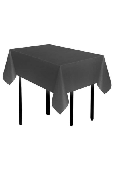 Acar Süs مفرش طاولة منزلي سادة 137x183 سم أسود 1 قطعة