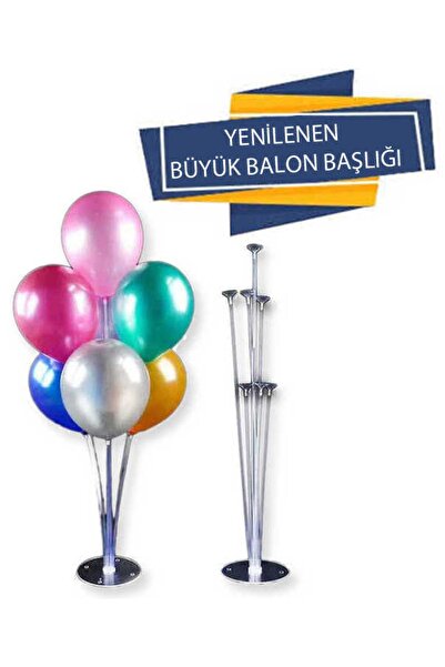 Acar Süs Balon Süsleme Standı 75 Cm Şeffaf 1 Set