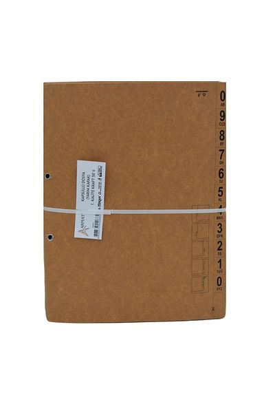 ÖZKAN Armature 1stQuality Half Cap Capsule File Kraft 50 Li