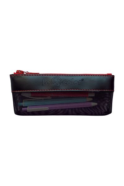 Le Color Semi Transparent Pencil Case Black