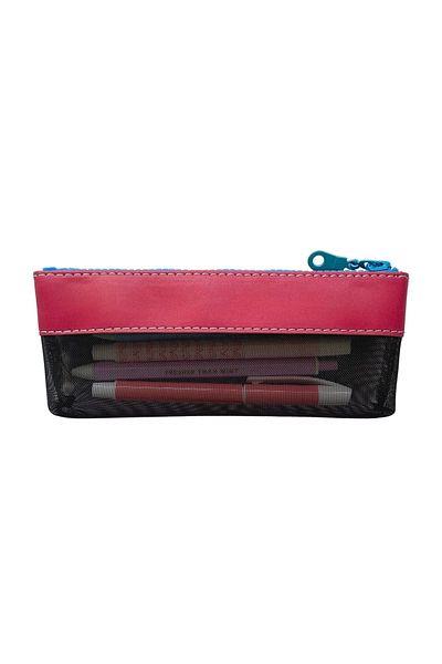 Le Color Semi Transparent Pencil Case Pink