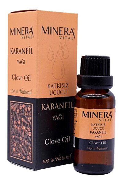MİNERA VİTAL Karanfil Yağı 20 ml Katkısız İçilebilir - Sürülebilir %100 Natural