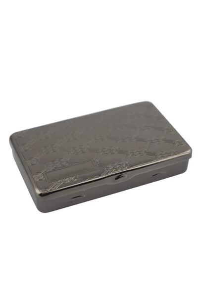 ALCAN Desenli Gunmetal Metal Tutun Tabakası