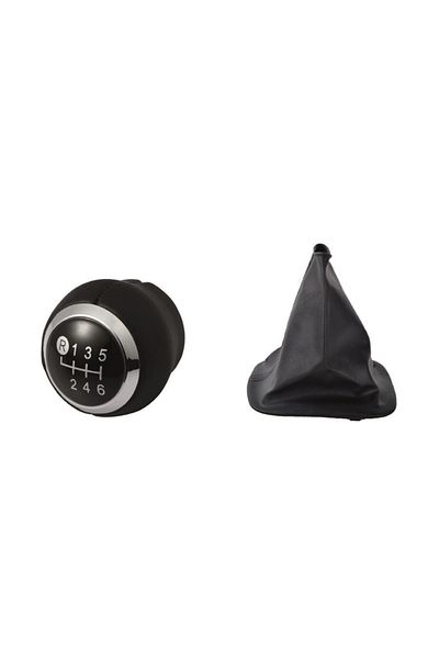 İTAQİ Toyota Corolla Gear Shift Knob Black And Gear Shift Bellows Black 2014-2018
