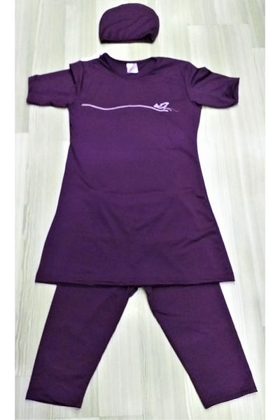 Sunsurf Lazella Short Sleeve Children's Swimsuit Half Covered