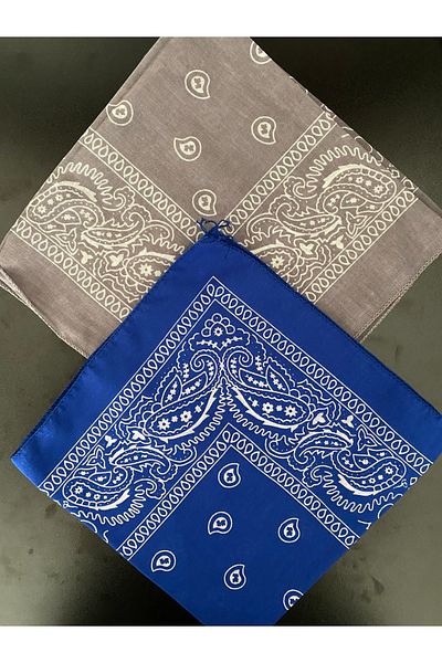 Gülerbandana by yunus güler Ethnic Pattern Bandana Set of 2