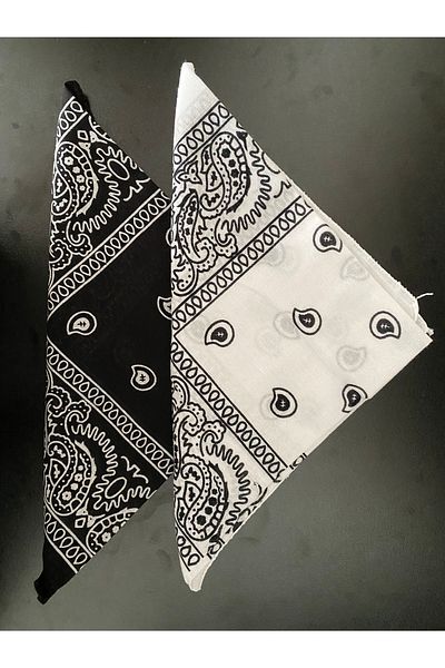 Gülerbandana by yunus güler Ethnic Pattern Bandana Set of 2