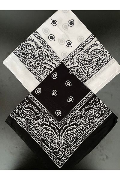 Gülerbandana by yunus güler Ethnic Pattern Bandana Set of 2