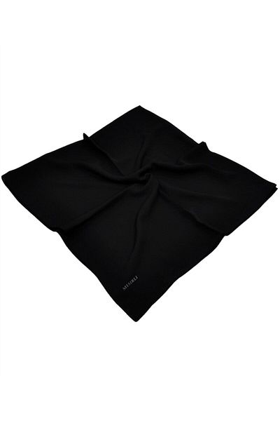 Mısırlı Black 110 X 110 Large Size Jazz Scarf