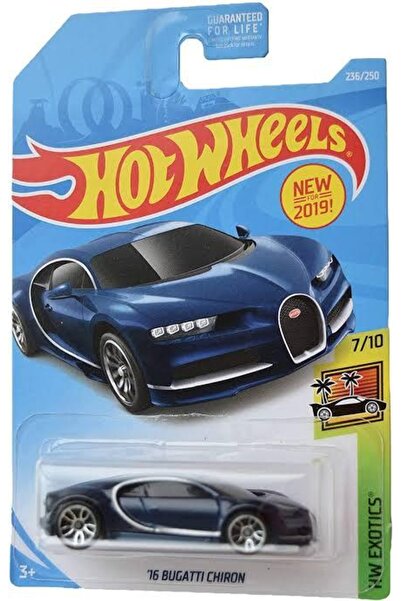 HOT WHEELS ‘16 Bugatti Chiron Lacivert Hw Exotics