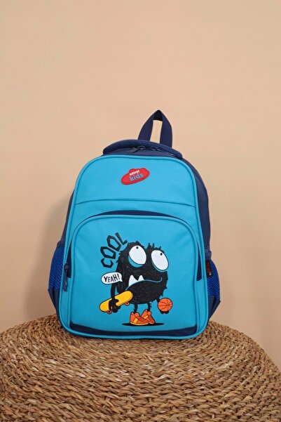 Kidessa 1234 Anatomik Sırtlı Yapılı Unisex Anaokul Çantası