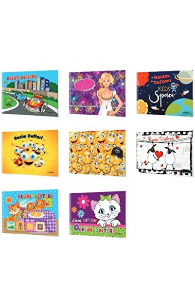 ERY دفتر صور سينار كبير مخيط 40 قطعة (12 قطعة، ألوان ونماذج مختلطة)