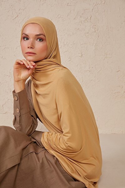 Nilbutik Şal din bumbac pieptănat Sky Camel