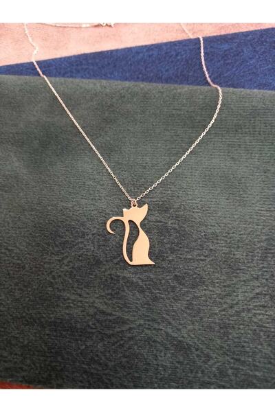 London Kedi Kolye Altın Kaplama 925k