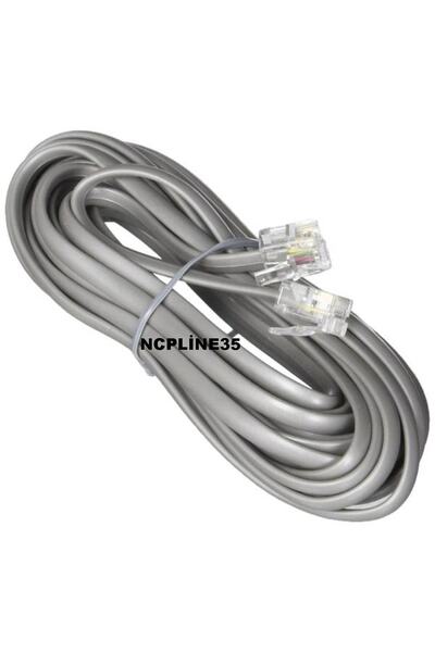 NcpLine 5 Metre Fiber Adsl Vdsl Uyum Modem Duvar Arası Köken Internet Hat Kablosu