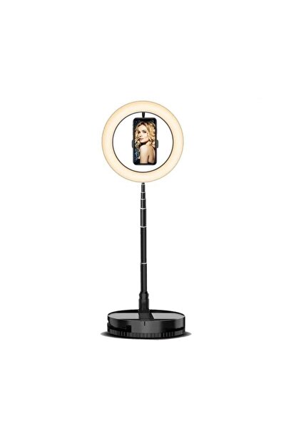 SAYWİN G1 3500 K-6000 K 160 Led Teleskopik Halka Lamba Ring Light Taşınabilir Katlanır Selfie Işığı