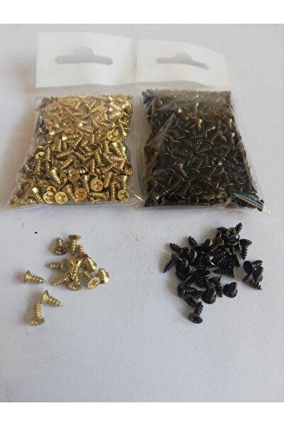 craftsy Menteşe, Ayak, Ağaç, Sunta Vidası 2,5 X 7mm Sarı-antik 100gr-100gr 2 ...