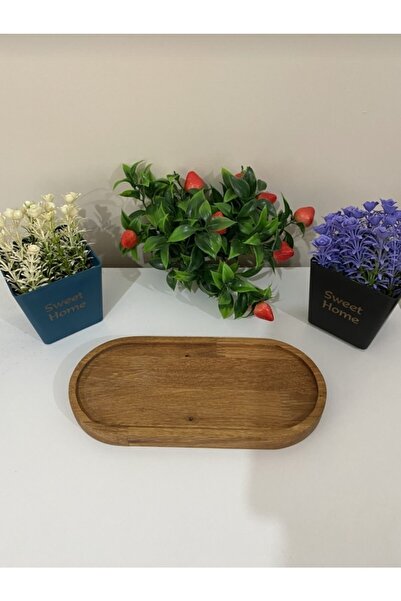 Smyak وعاء زيت خشبي للوجبات الخفيفة