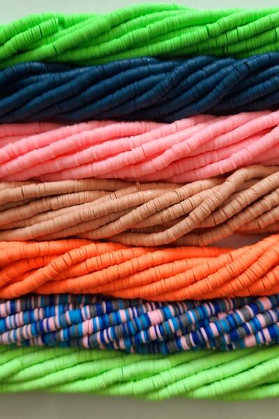 ella'nın çarşısı Set de 7 culori de mărgele Fimo pentru confecţionarea bijute...