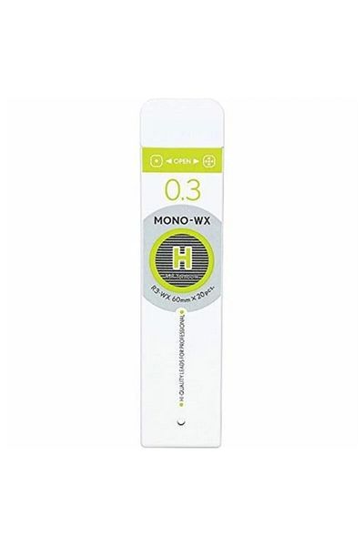 Tombow Professional Mono-wx Pencil - 0.3 Mm H 20 Pieces Tube