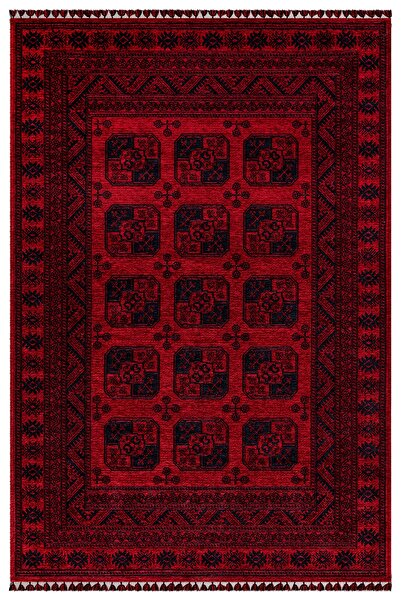 SULTAN HALI Afgan Tarzı Altı Kaymaz Şönil Kilim