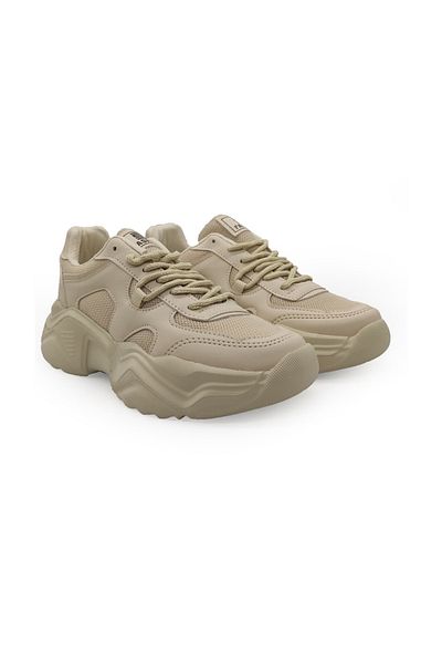 DarkStep Ecru Darktep Women's Snekars Shoes - 143