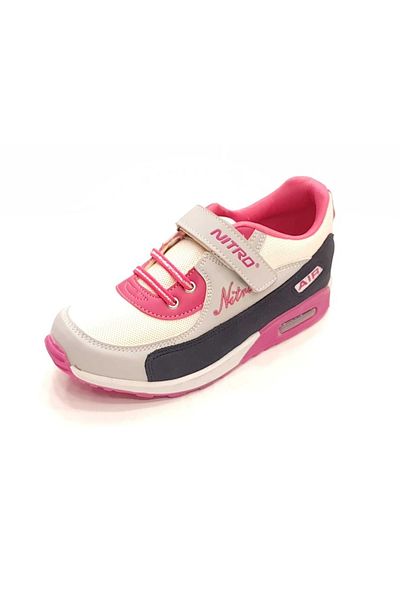 Nitro Jump 91776 Pantofi pentru fete Air Max alb fucsia